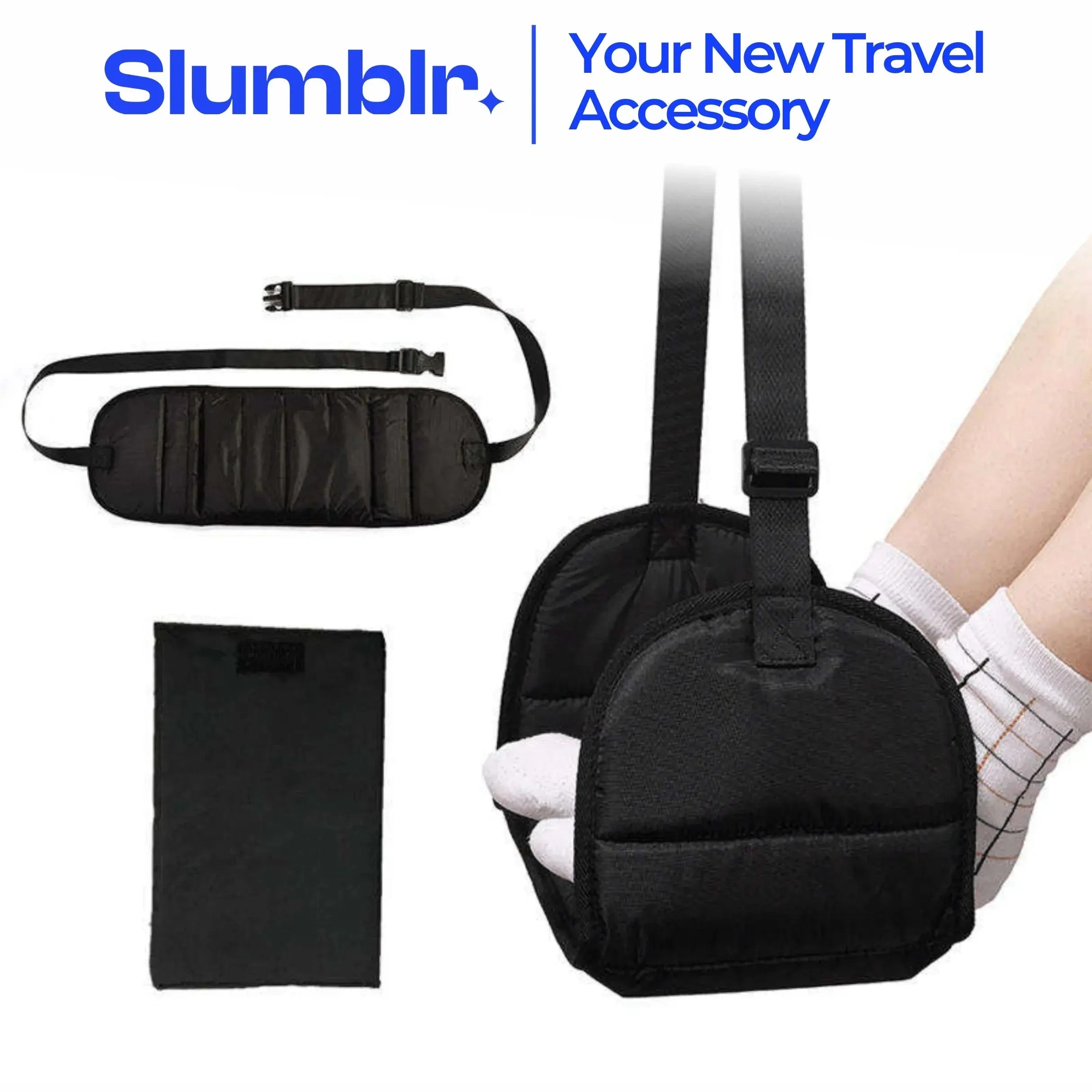 Slumblr® Airplane Foot Hammock Travel Comfort Accessory Slumblr
