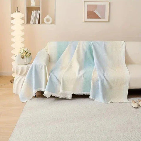 Slumblr® Rainbow Waffle Grid Elastic Sofa Cover