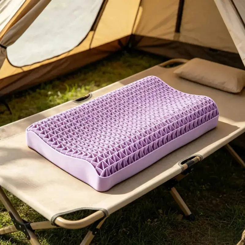 Breathable Air Layer TPE Pectin Pillow Washable Zero Pressure Cervical Pillow Comfort Neck Support for Adult Single Bed