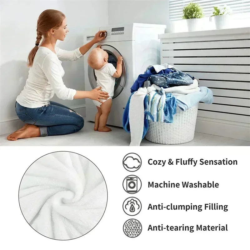 New Thick Milk Fleece Warm Blanket for Winter Artificial Lamb Cashmere Duvet Comforter Soft Warmth Weighted Blankets Quilt Core