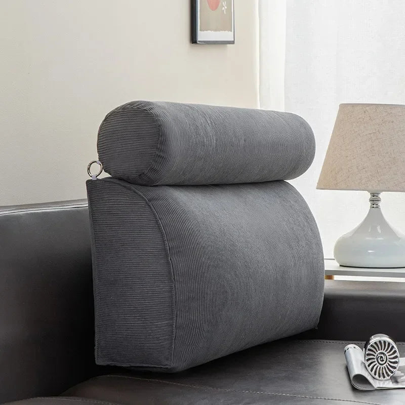 Headboard Pillow Triangle Cushion Reading Large Bolster Backrest Positioning Support body wedge sleeping pillow Bed Headboar