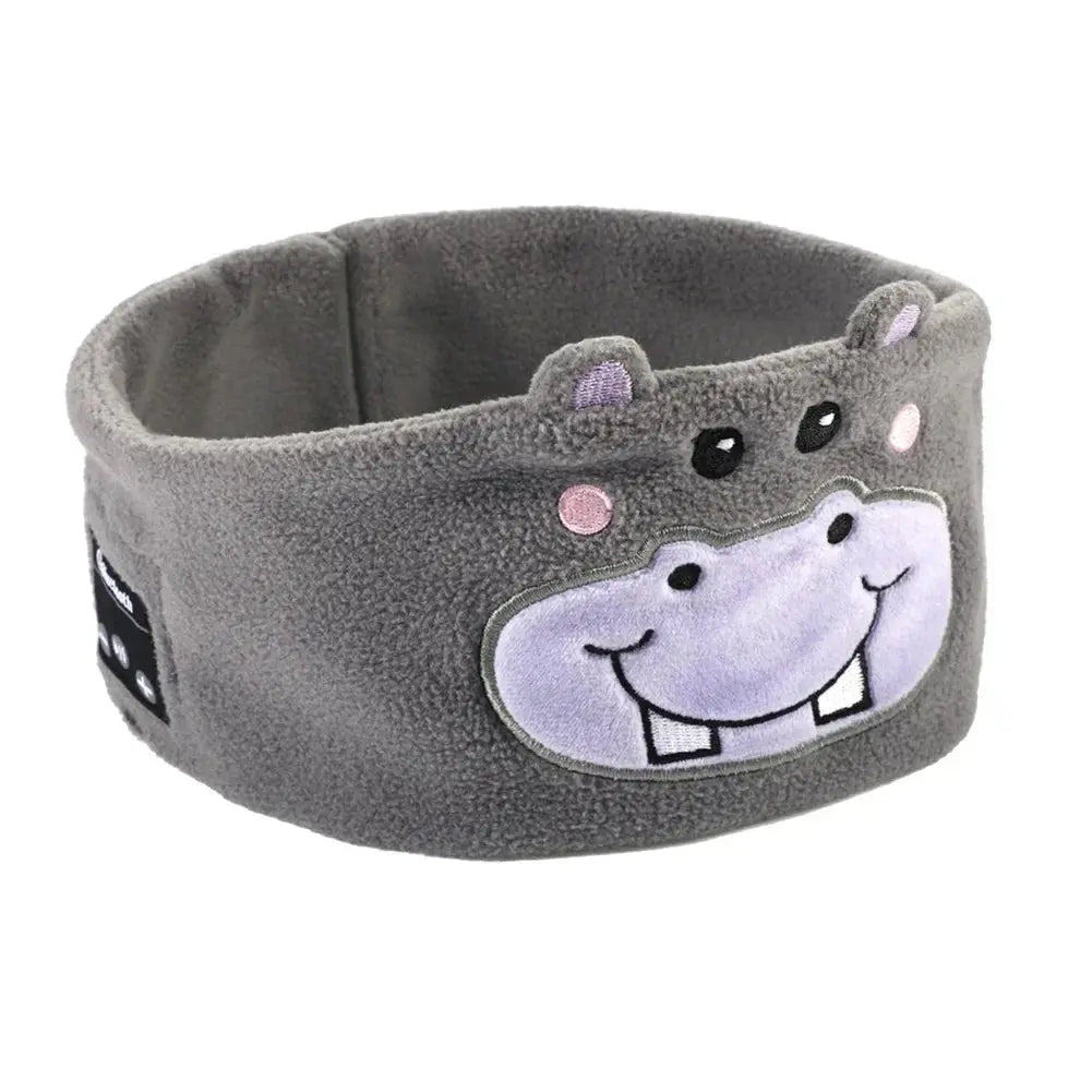 Kid Bluetooth Headphone Sleep Mask Bluetooth 5.0 Stereo Music Player Support Handsfree Soft Music Headband For Children Gifts