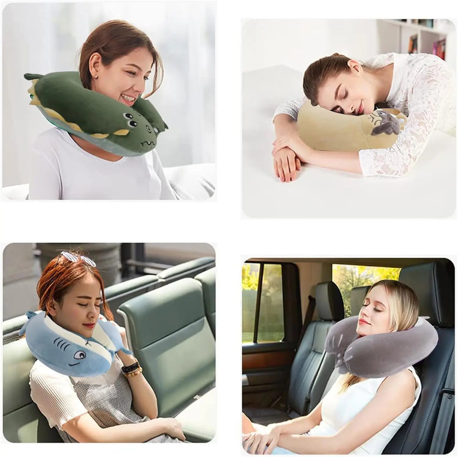 Slumblr® Cartoon U Shaped Travel Pillow Slumblr