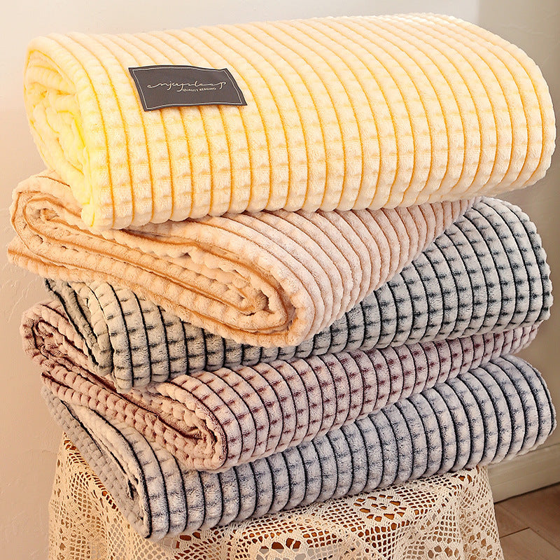 Slumblr® Ribbed Fleece Blanket