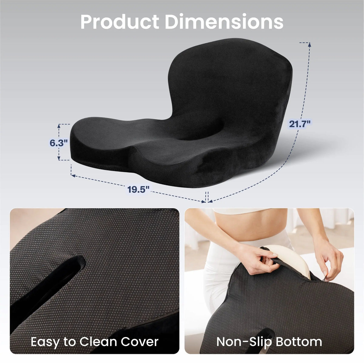Slumblr® Ergonomic Seat Cushion