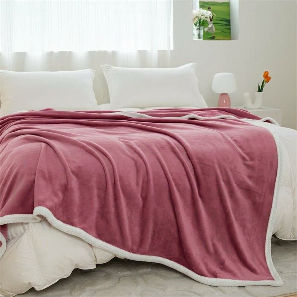 Slumblr® Trimmed Fleece Blanket