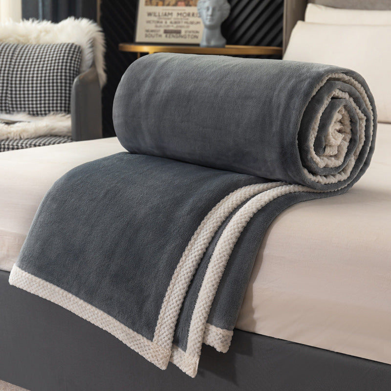 Slumblr® Trimmed Fleece Blanket