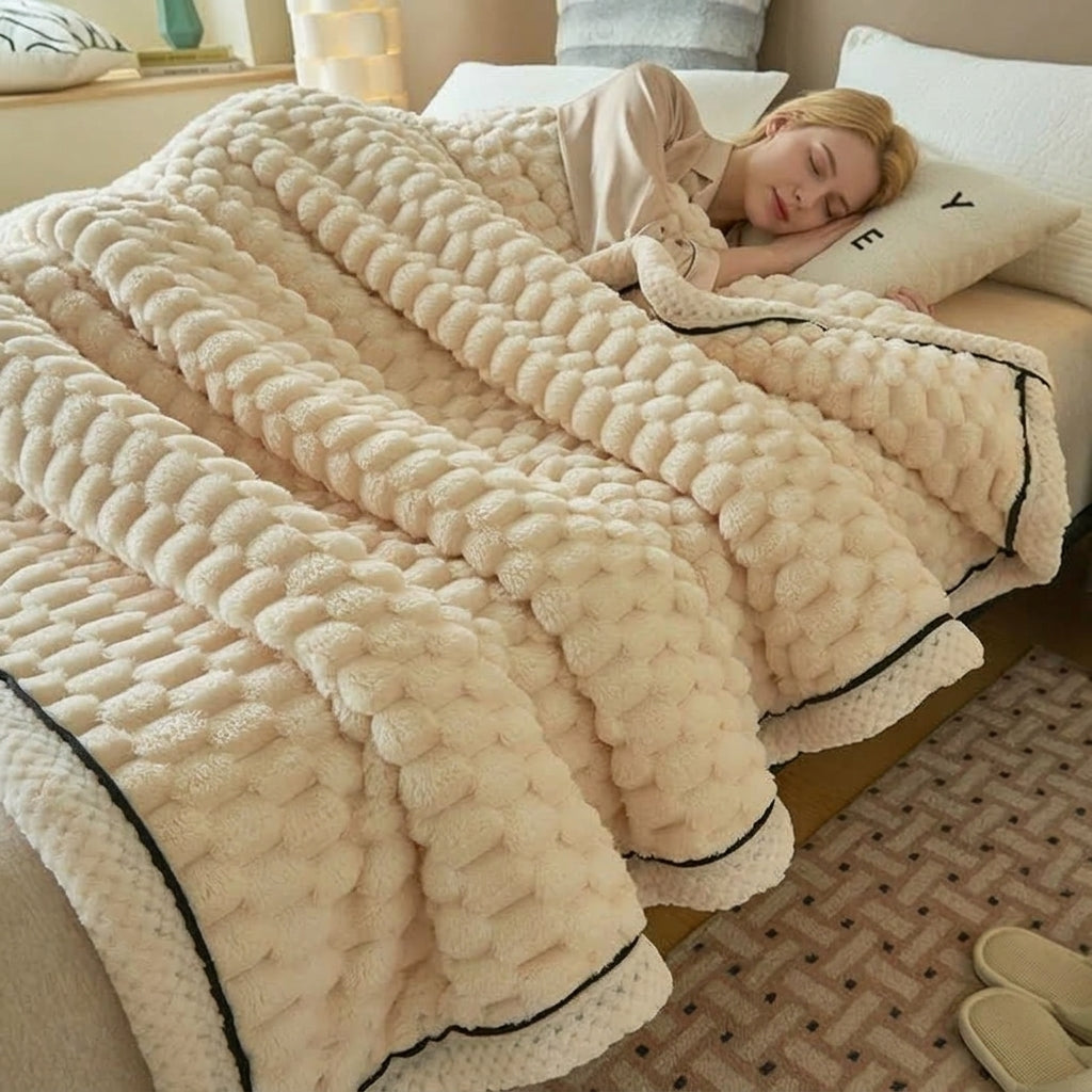 Slumblr® Thick Flannel Velvet Fleece Blanket