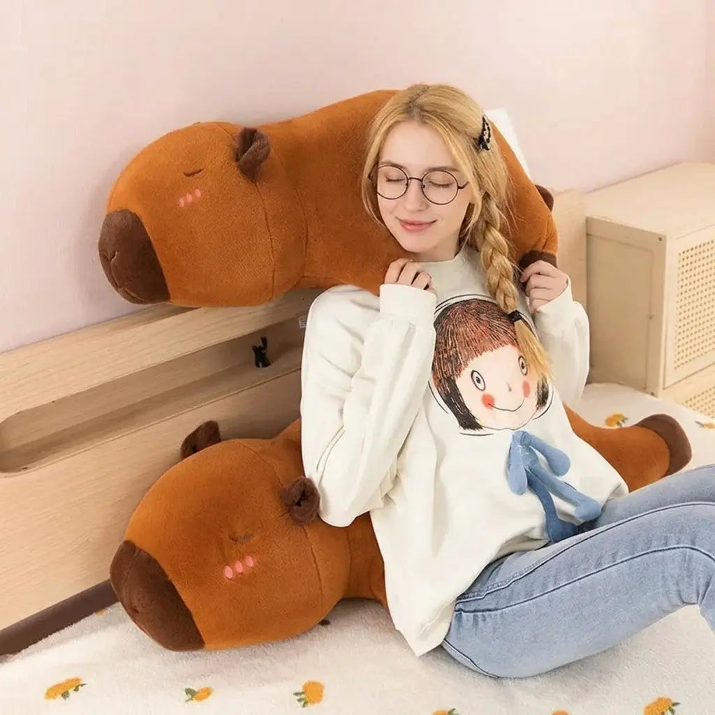 Slumblr® Capybara Plush Pillow