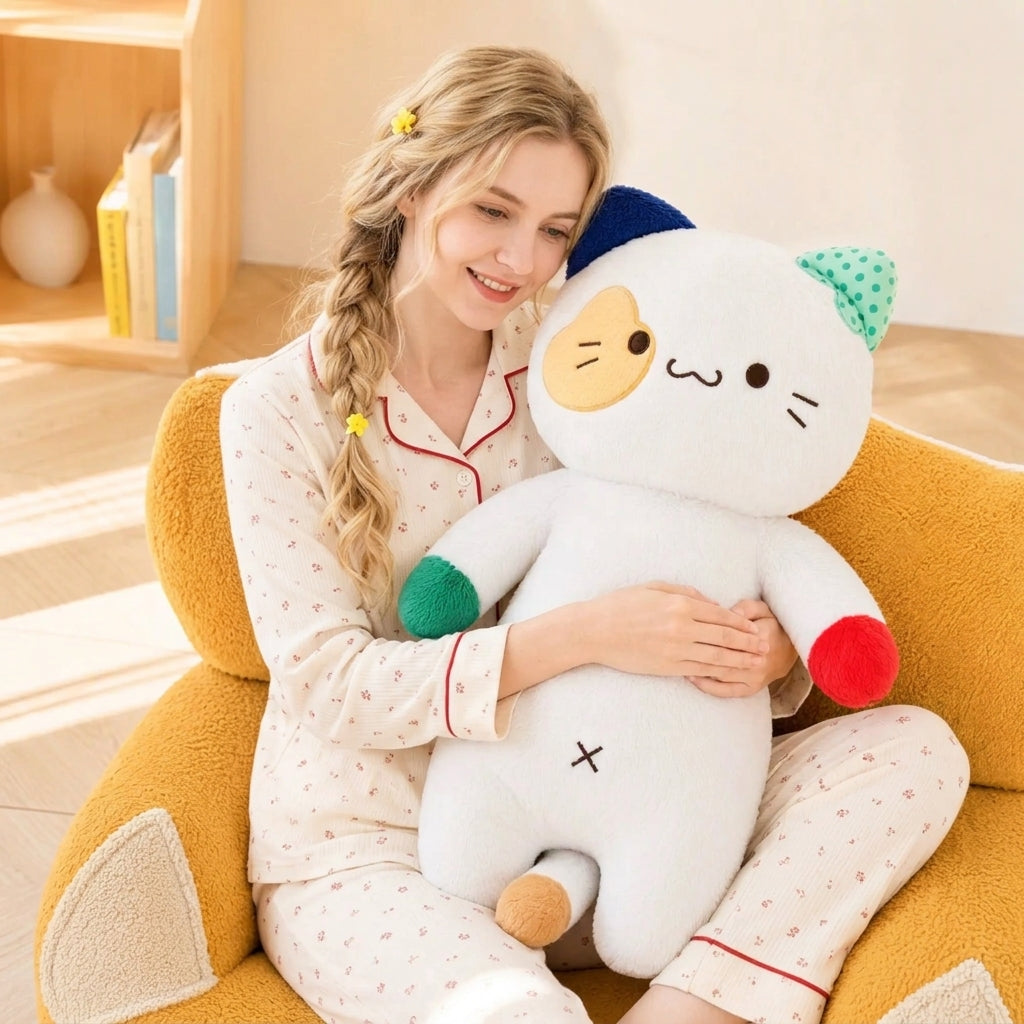 Slumblr® Quirky Long Plush Cat Pillow