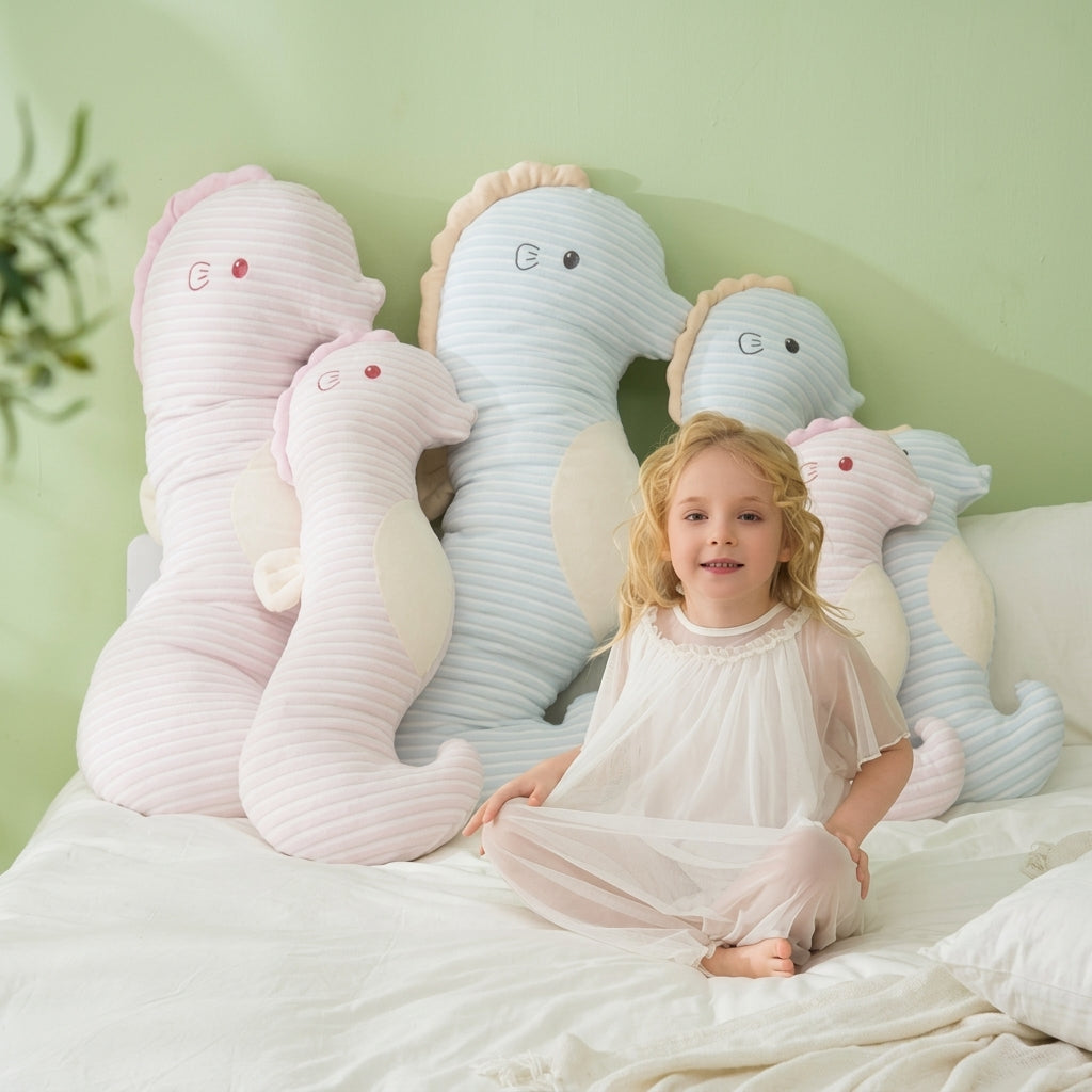 Slumblr® Cute Seahorse Hugging Plush Pillow