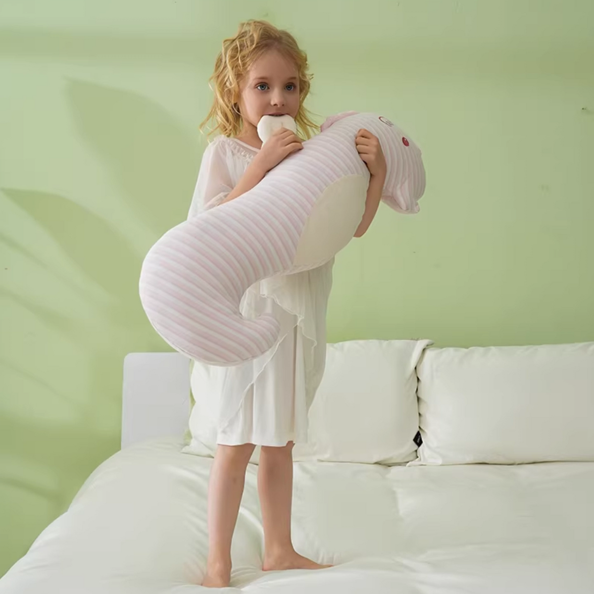 Slumblr® Cute Seahorse Hugging Plush Pillow