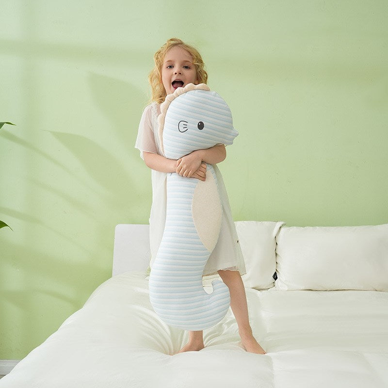 Slumblr® Cute Seahorse Hugging Plush Pillow