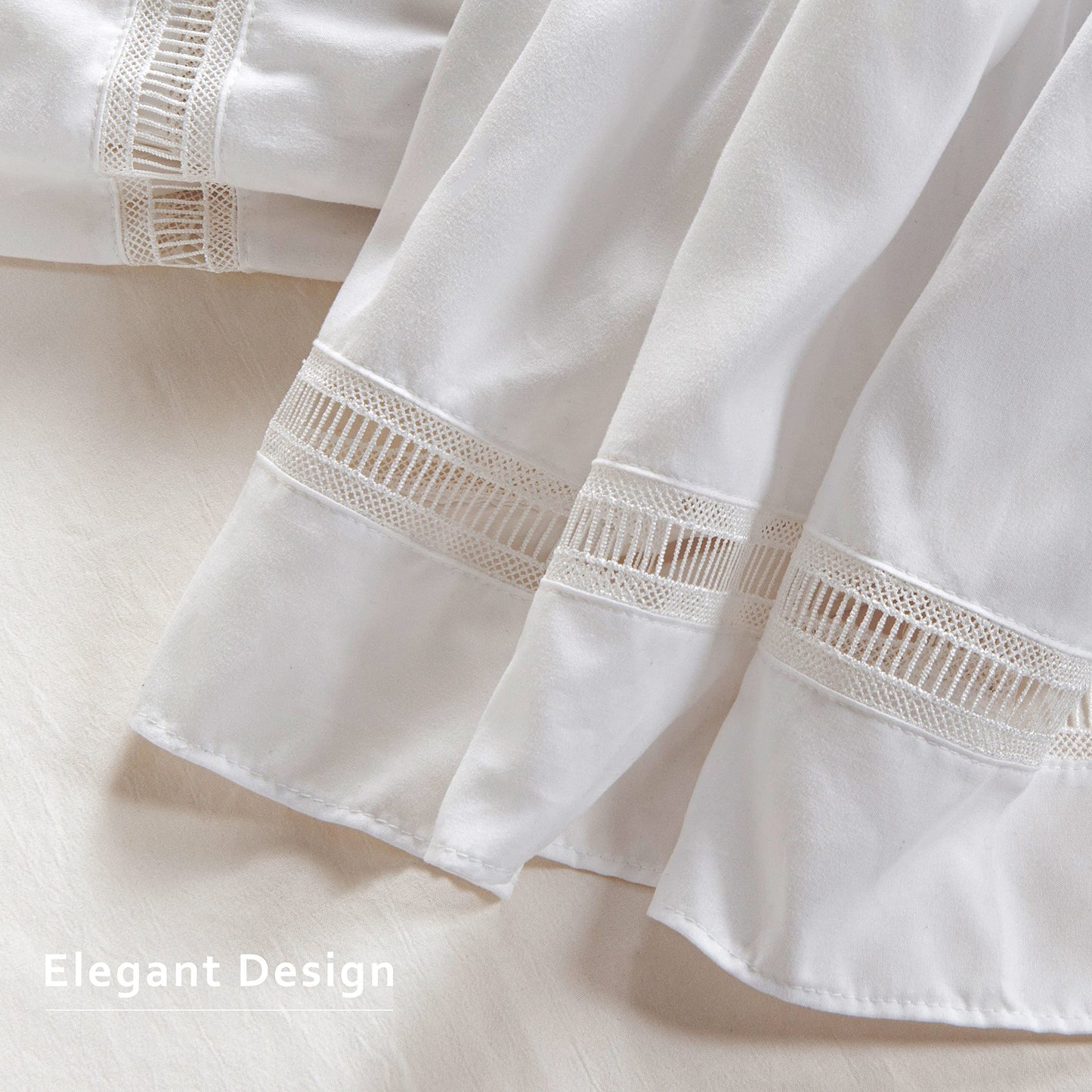 Slumblr® Embroidered Lace Bed Skirt