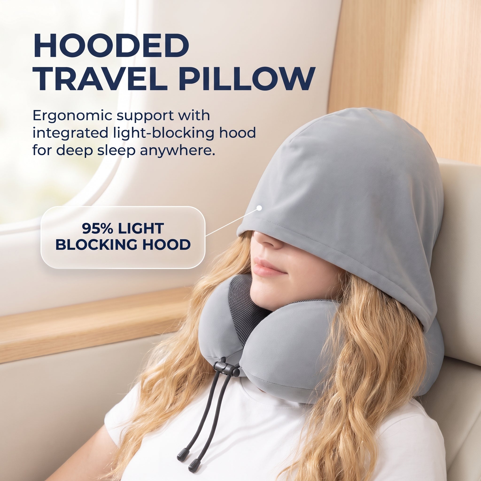 Slumblr® Hooded Travel Pillow