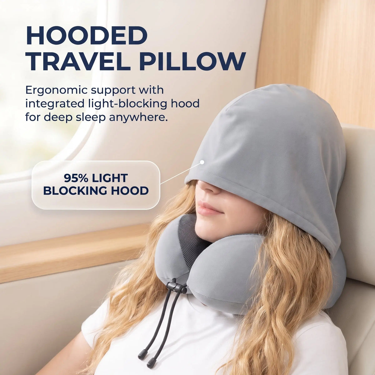 Slumblr® Hooded Travel Pillow Slumblr