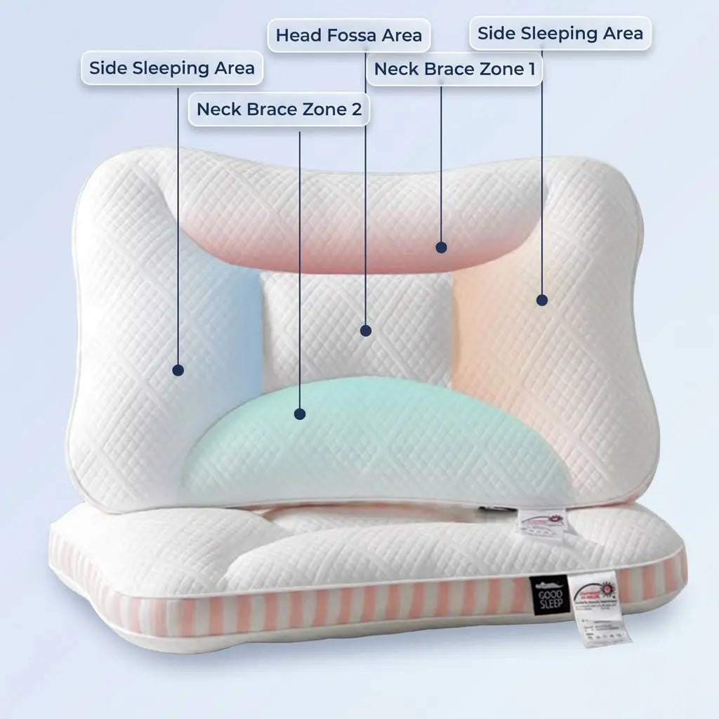 Slumblr® Medium Support Pillow Design for Daily Sleep Slumblr