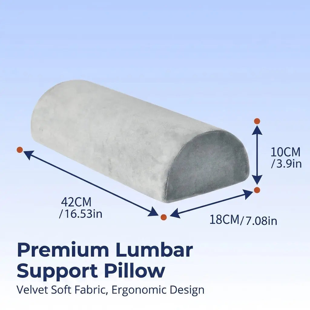 Slumblr® Large Half Moon Bolster Pillow for Legs