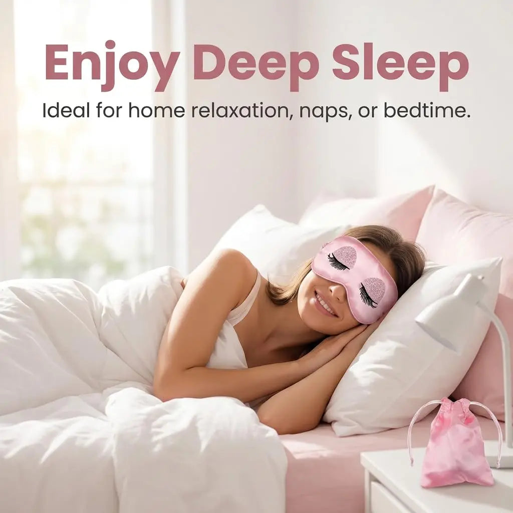 Slumblr® Pink Plush Sleep Mask Slumblr