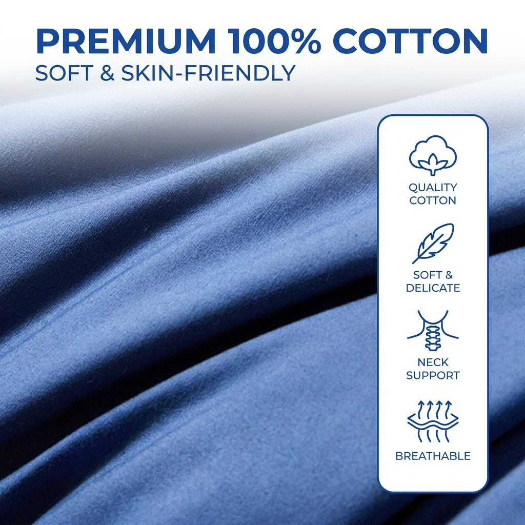 Slumblr® Rectangle Medium Support Cotton Pillow