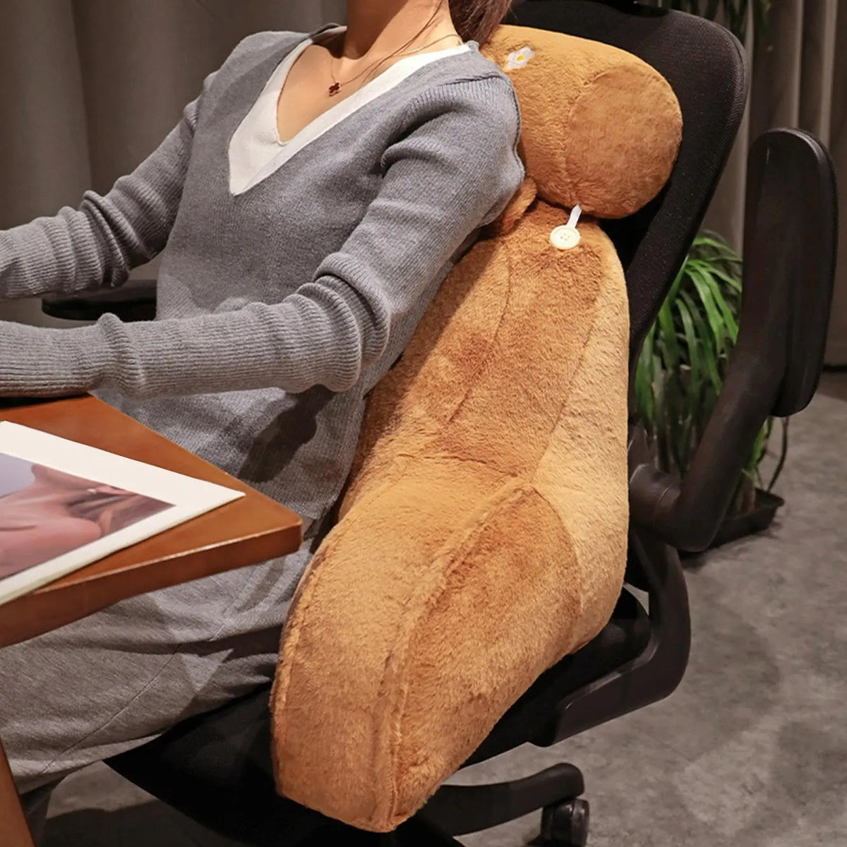 Slumblr® Capybara Reading Pillow Slumblr