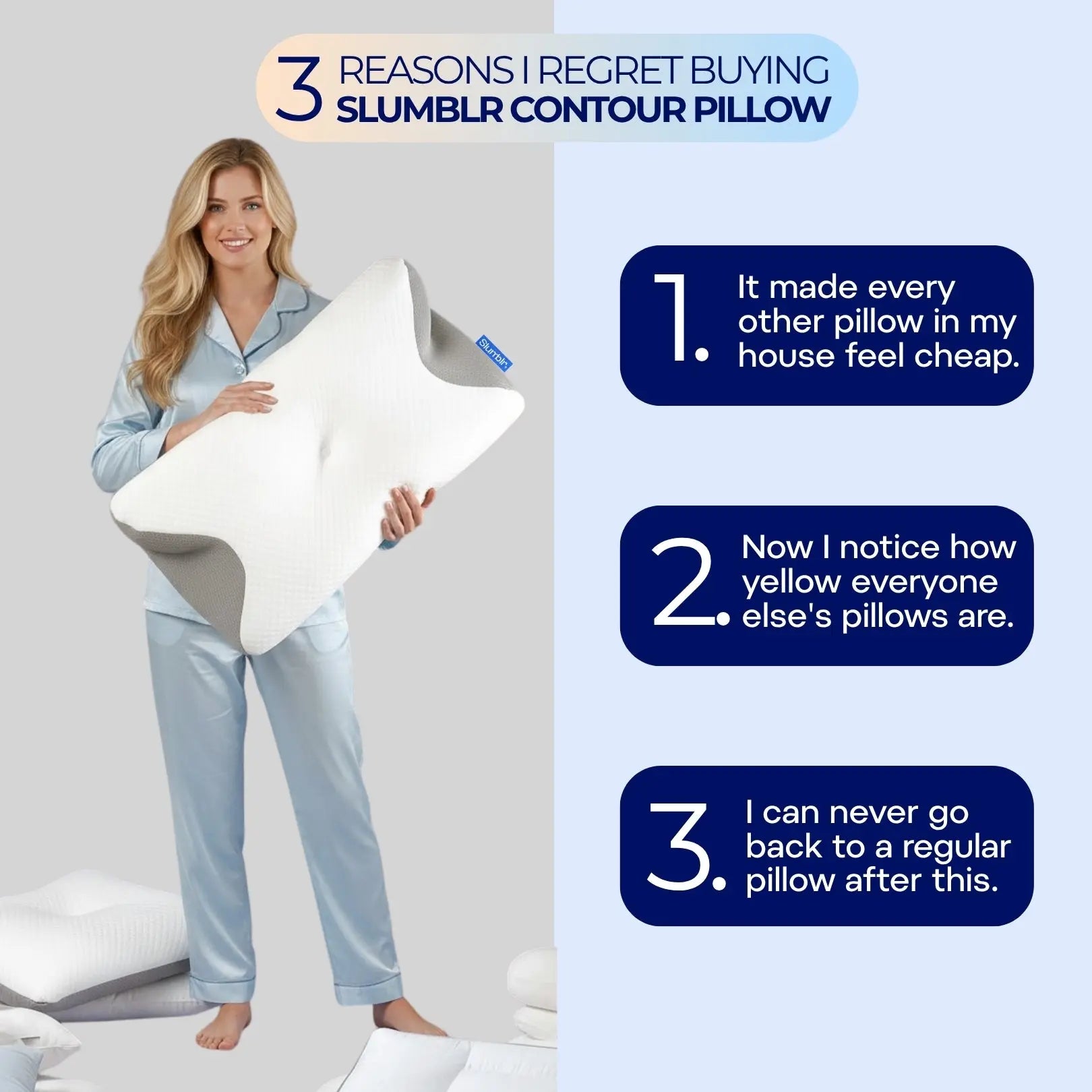 Slumblr® Contour Relief Pillow Slumblr