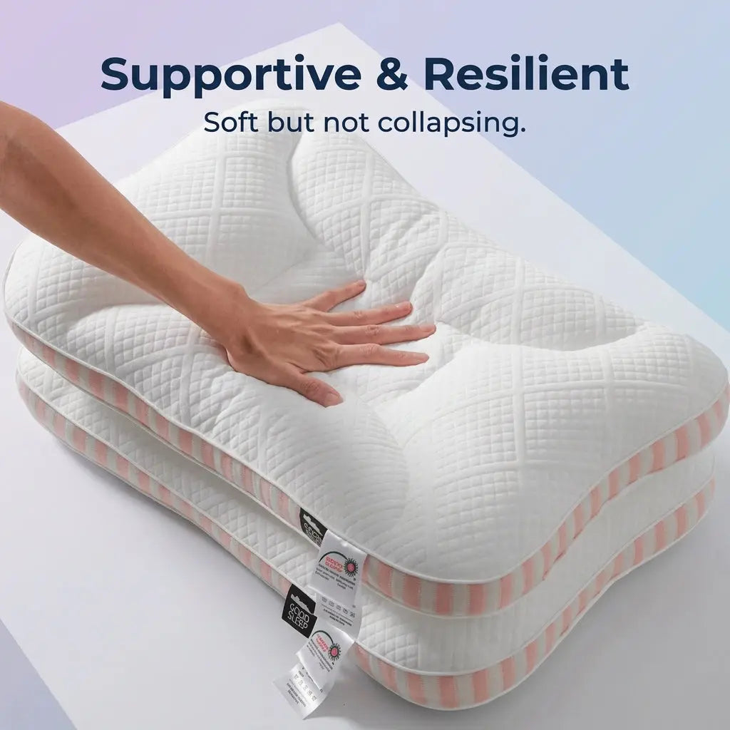 Slumblr® Medium Support Pillow Design for Daily Sleep Slumblr