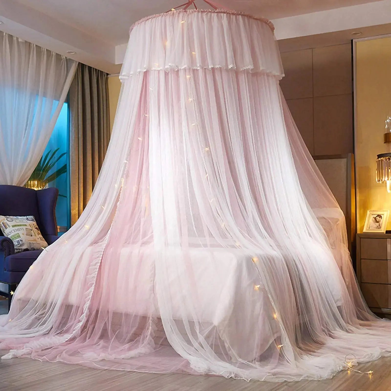 Slumblr® Princess Bed Canopy Cotton Dome Slumblr