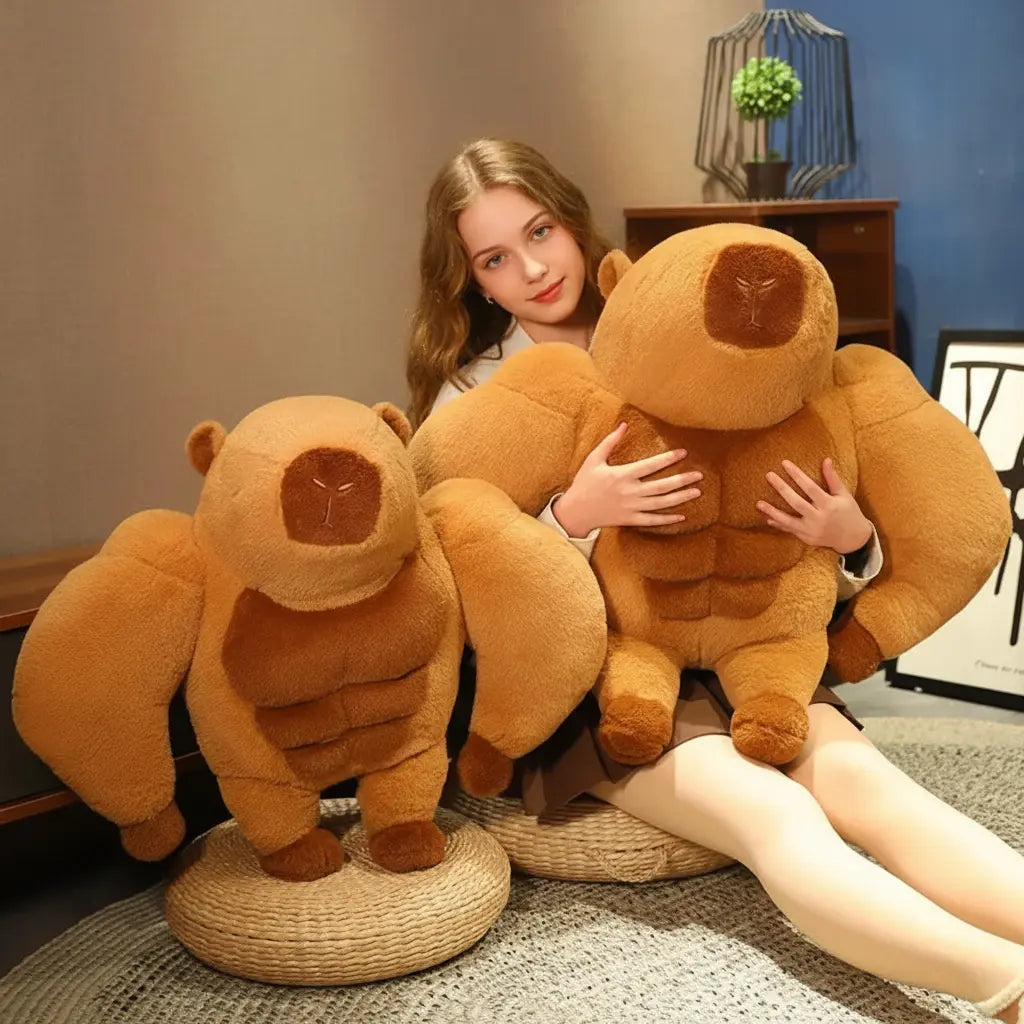Slumblr® Muscle Capybara Plush Slumblr