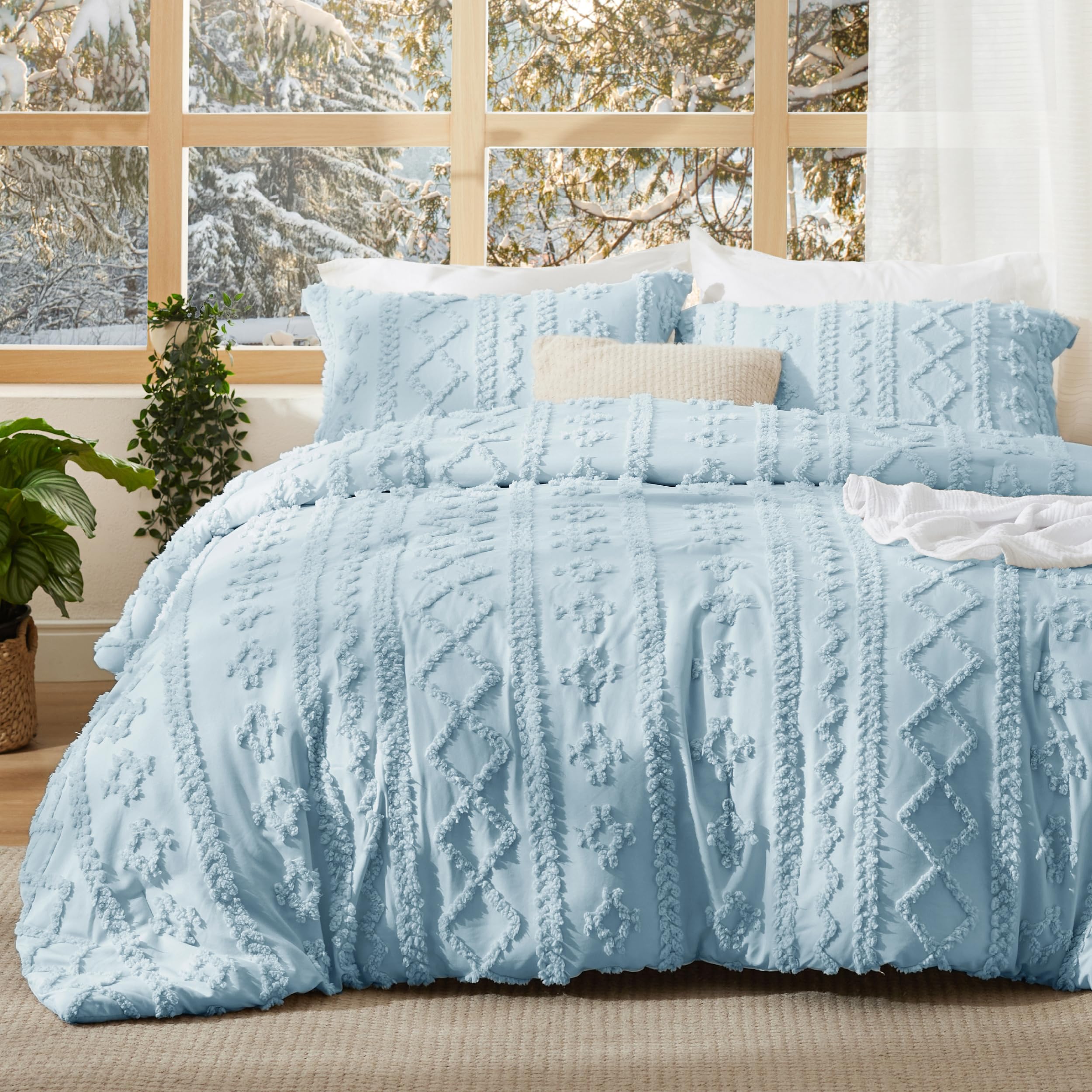 Slumblr® Tufted Boho Comforter Set (3 Pcs)