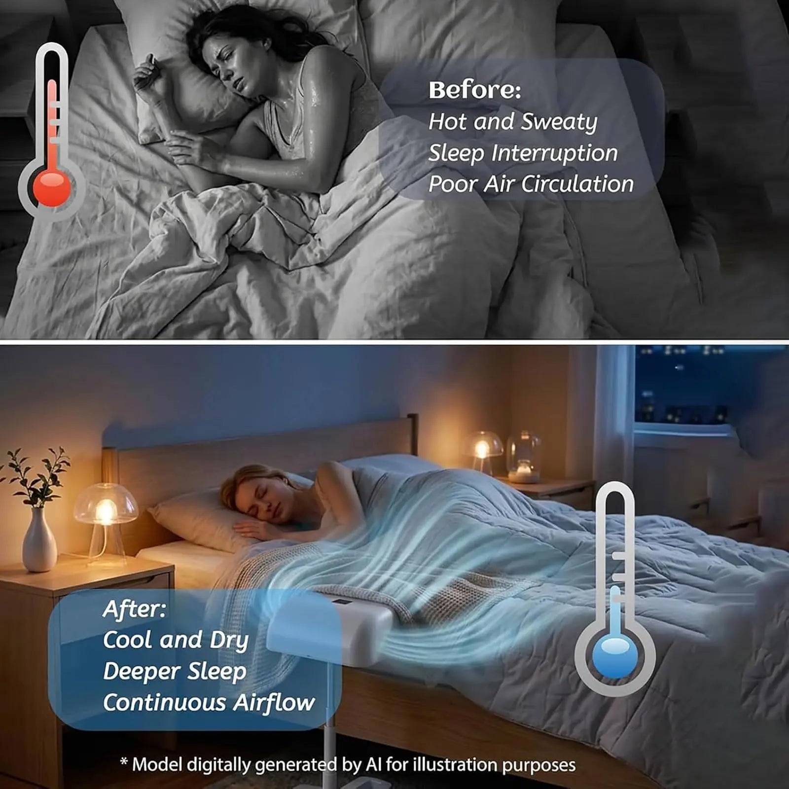 Slumblr® Bed Cooling Fan Slumblr