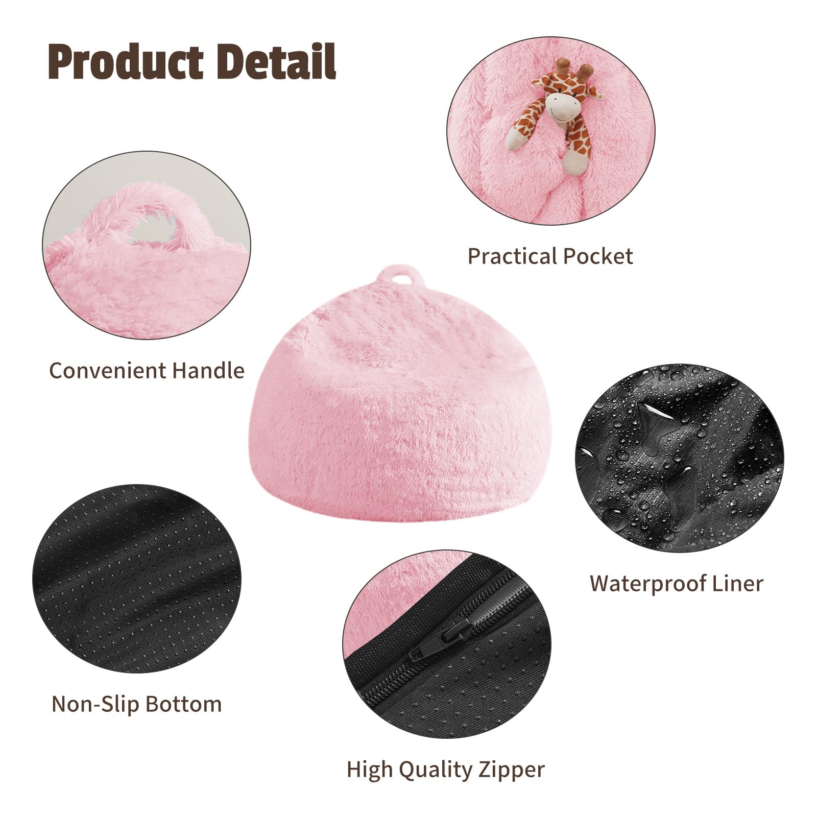 Slumblr® Plush Bean Bag Cover