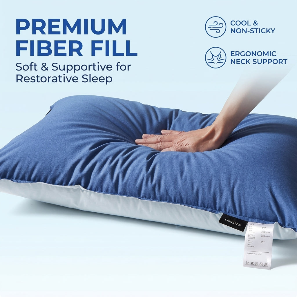 Slumblr® Rectangle Medium Support Cotton Pillow