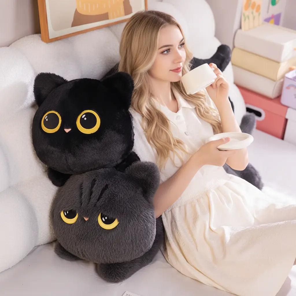 Slumblr® Midnight Cat Plush Slumblr