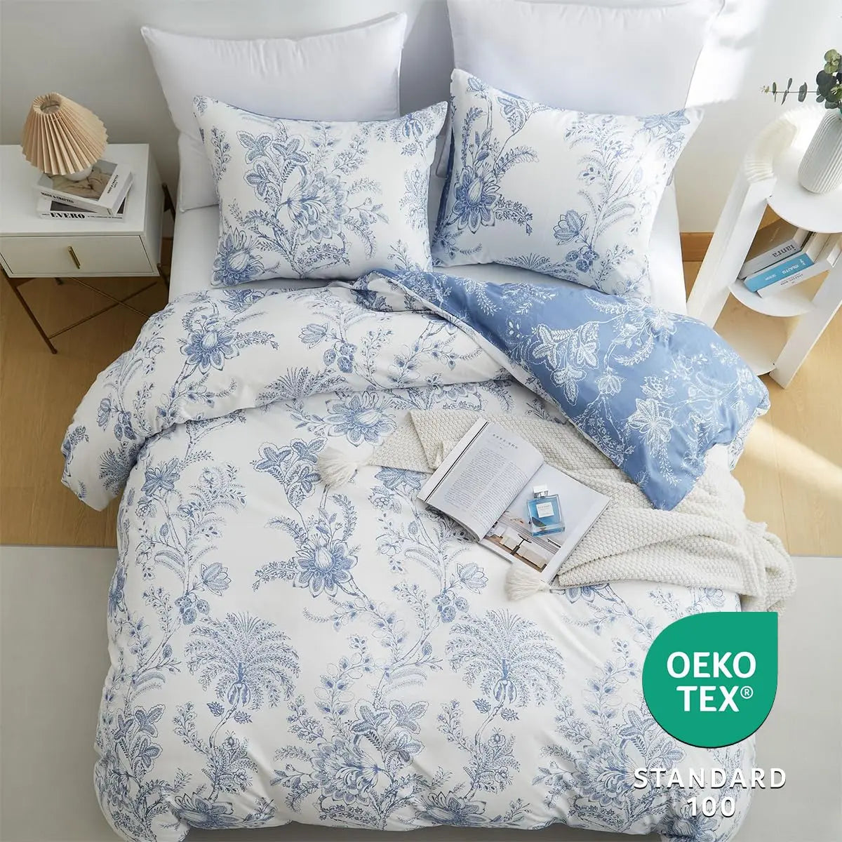 Slumblr® Reversible Floral Duvet Set (3 Pcs) Slumblr