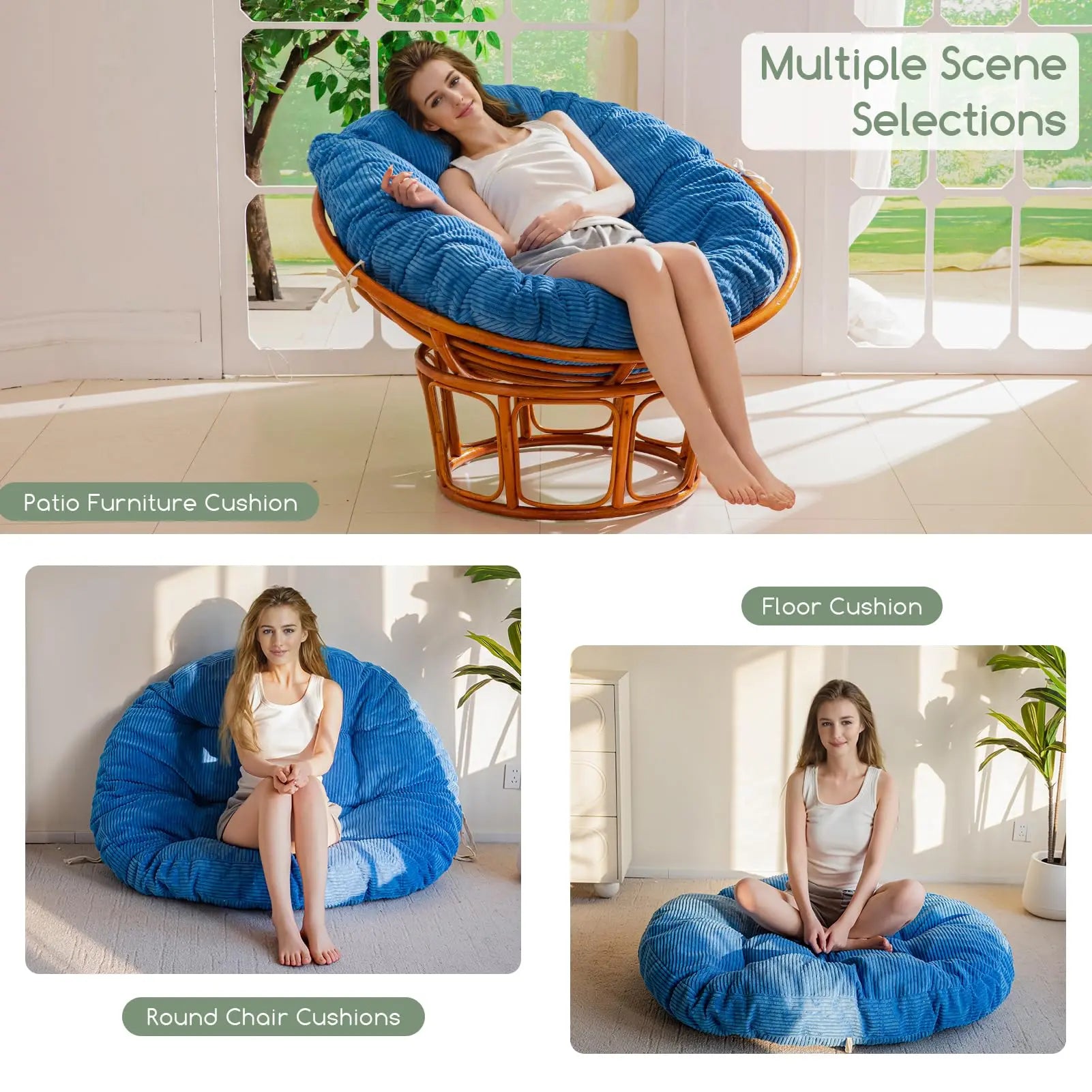 Slumblr® Papasan Chair Cushion Slumblr