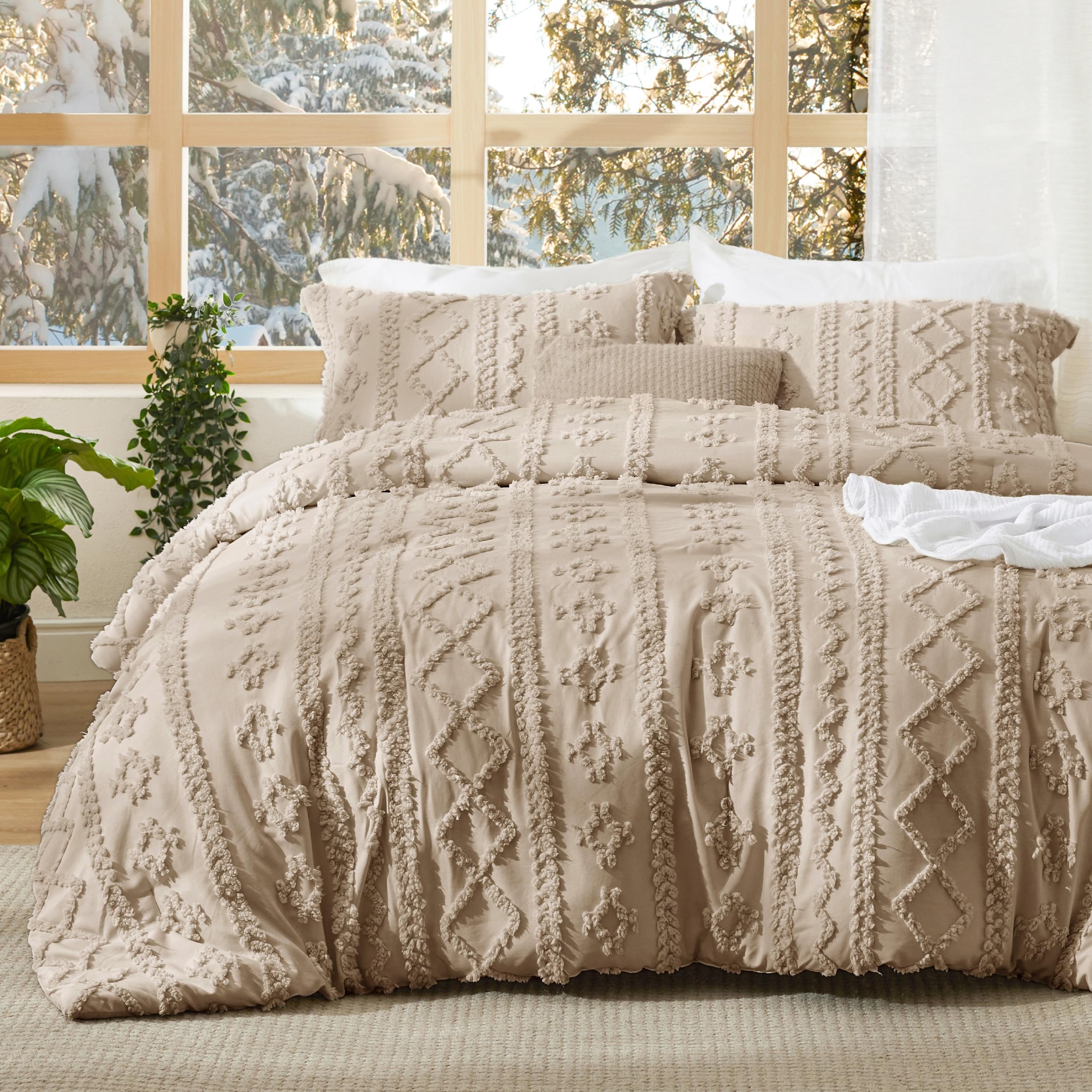 Slumblr® Tufted Boho Comforter Set (3 Pcs)