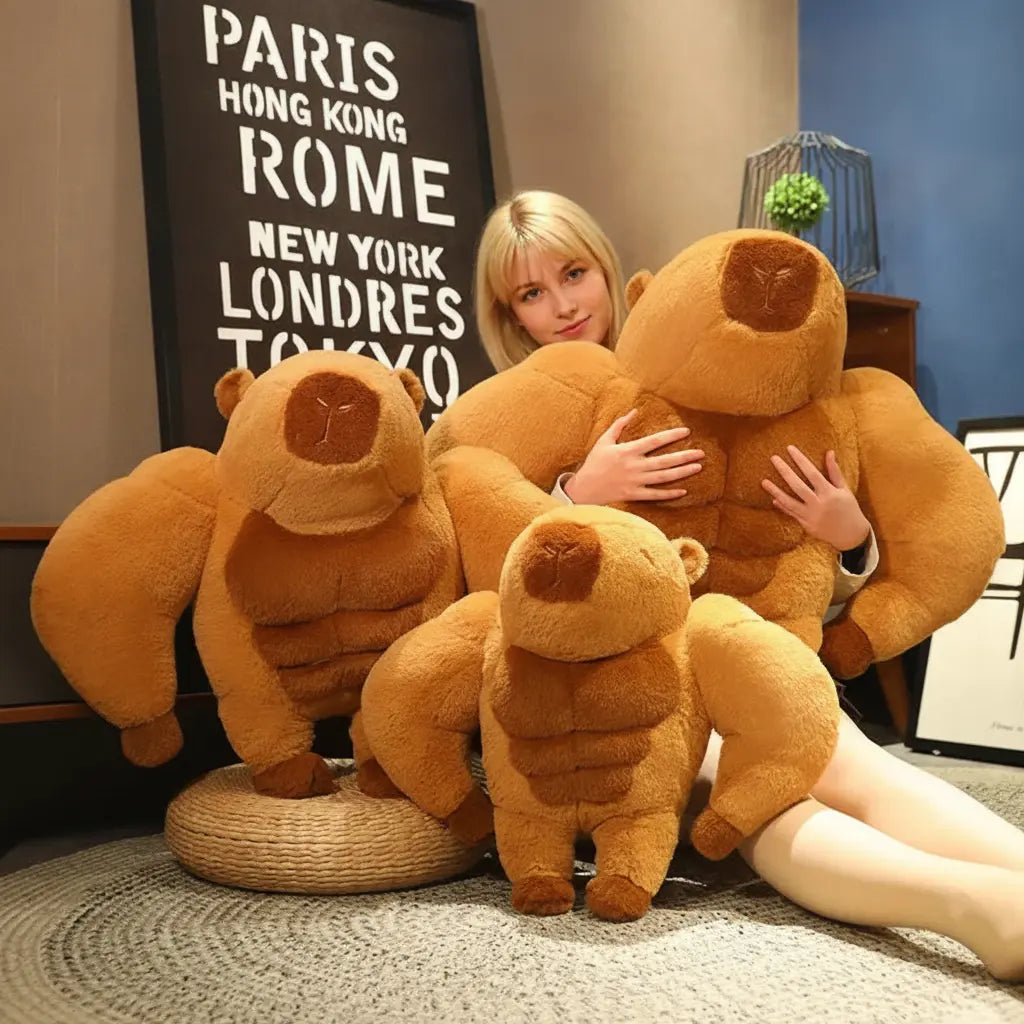 Slumblr® Muscle Capybara Plush Slumblr