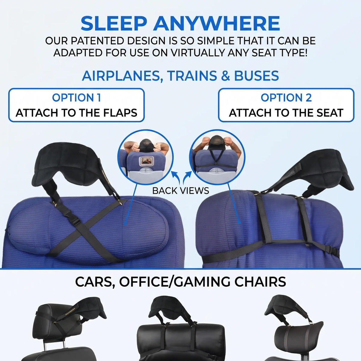 Slumblr® Universal Travel Pillow Slumblr