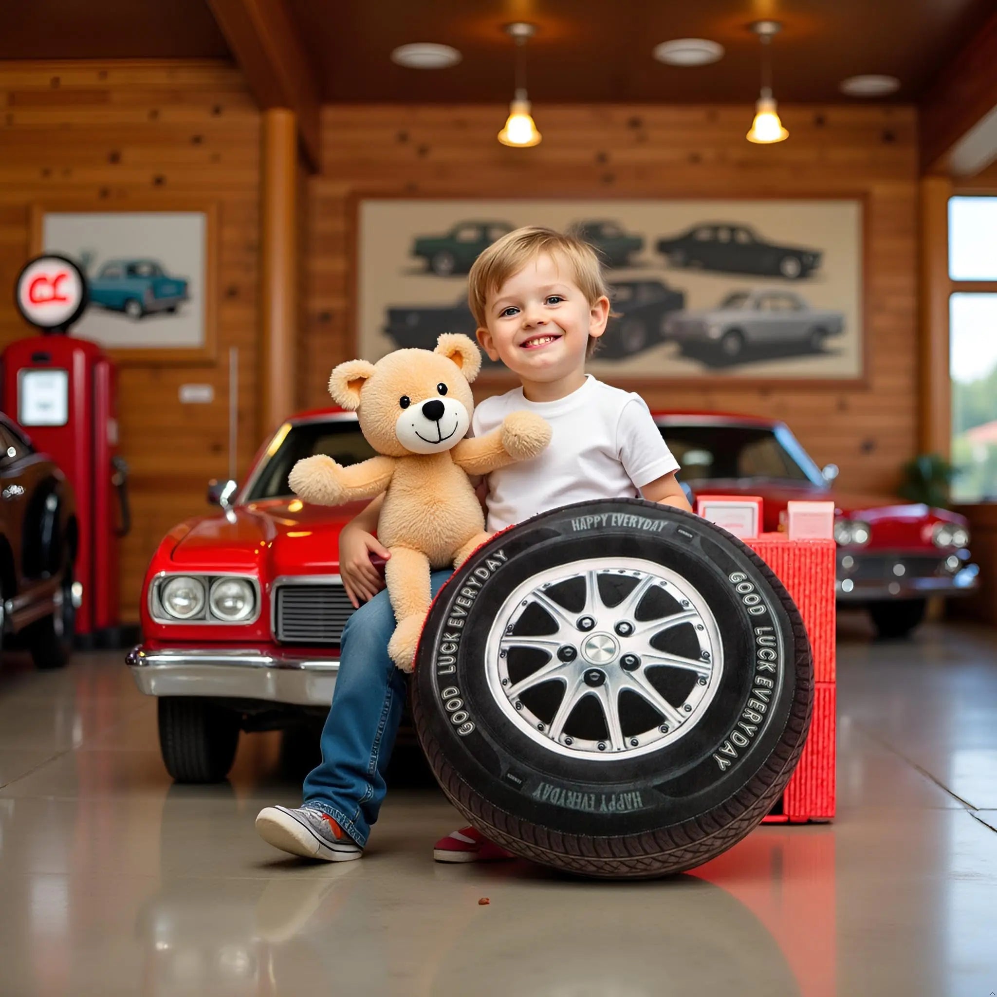 Slumblr® Tire-Shaped Pillow Slumblr