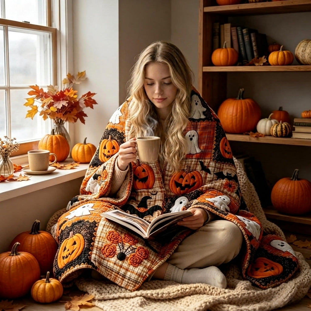 Slumblr® Halloween Patchwork Blanket
