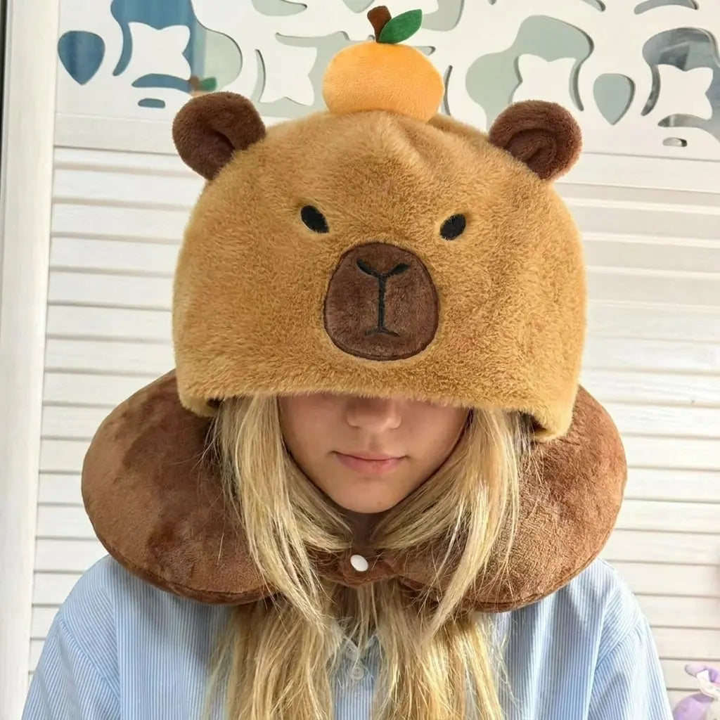 Slumblr® Capybara Travel Pillow Slumblr