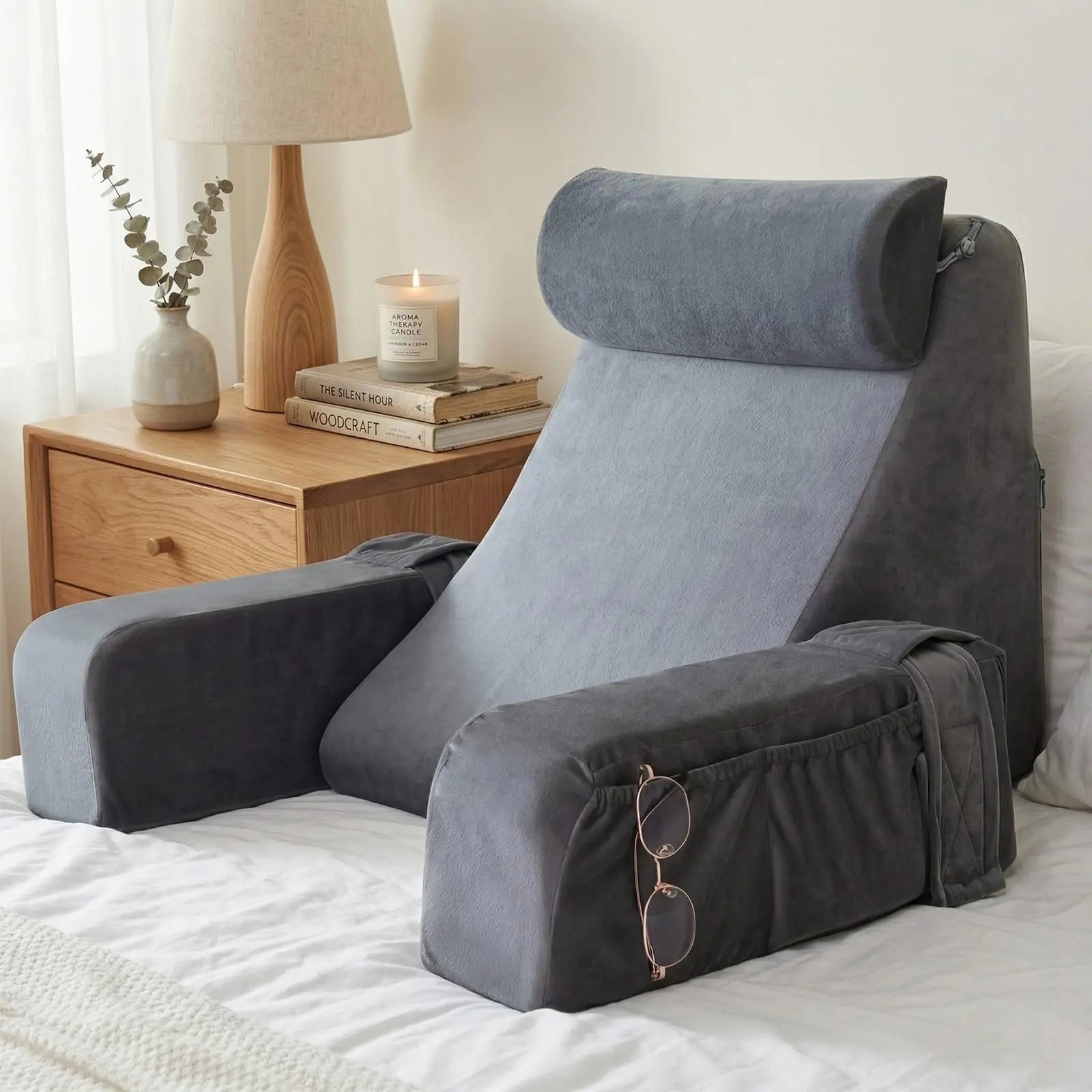 Slumblr® Bedrest Reading Pillow Slumblr