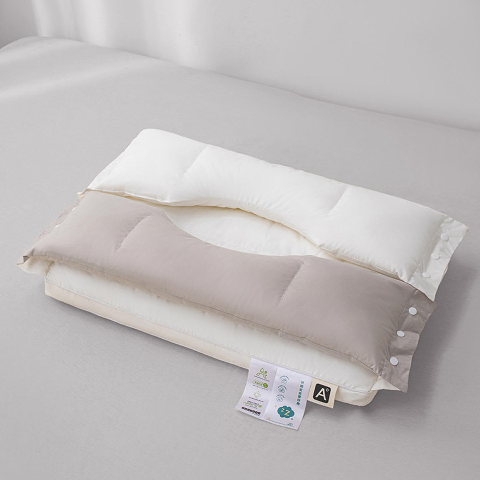 Slumblr® Dual-Sided Adjustable Cotton Pillow
