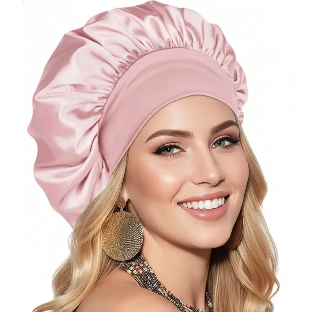 Slumblr® Satin Wide-Brim Shower Cap