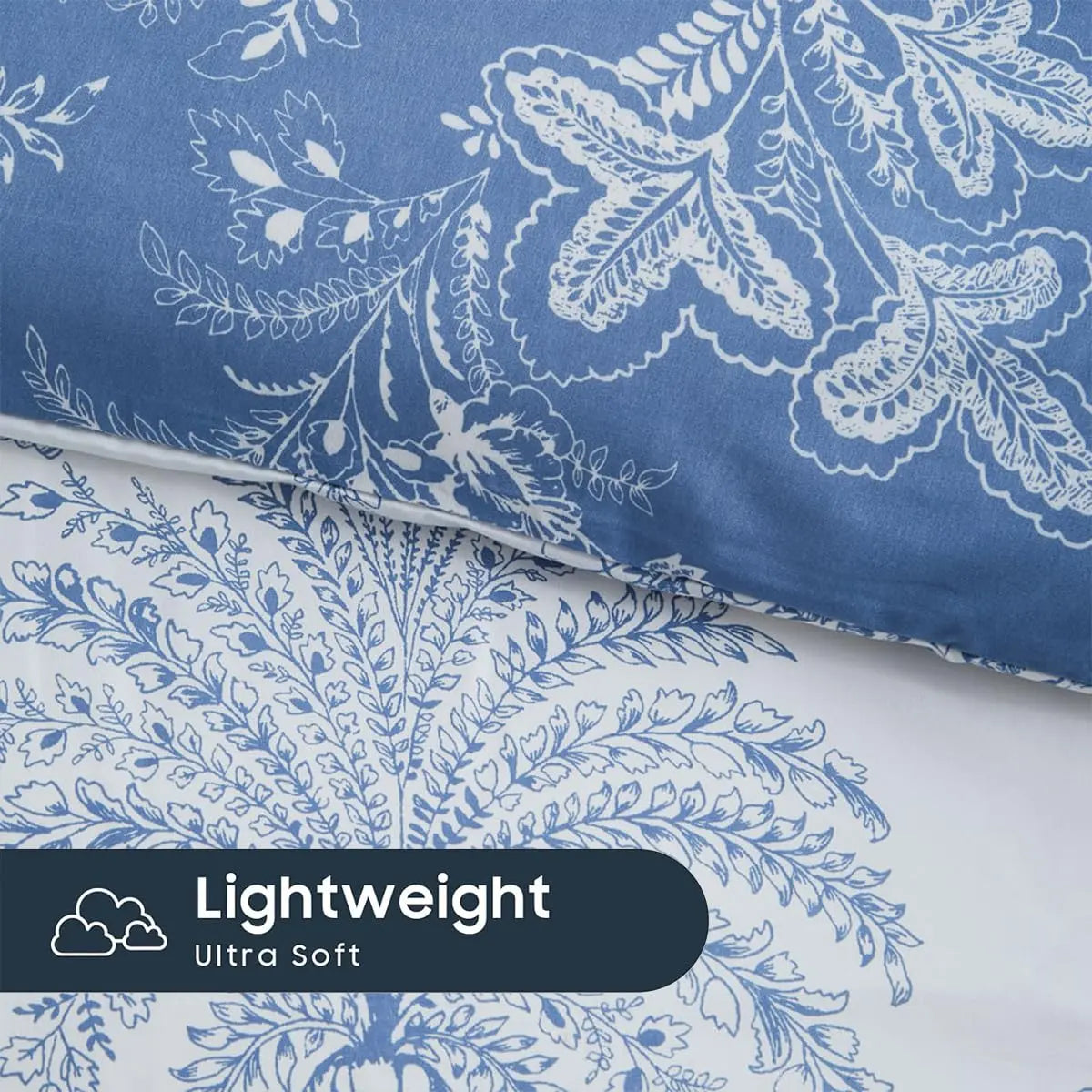 Slumblr® Reversible Floral Duvet Set (3 Pcs) Slumblr