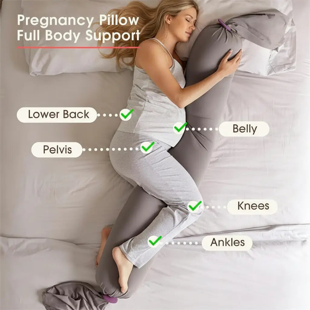 Slumblr® Adjustable Pregnancy Pillow Full Body Support Slumblr