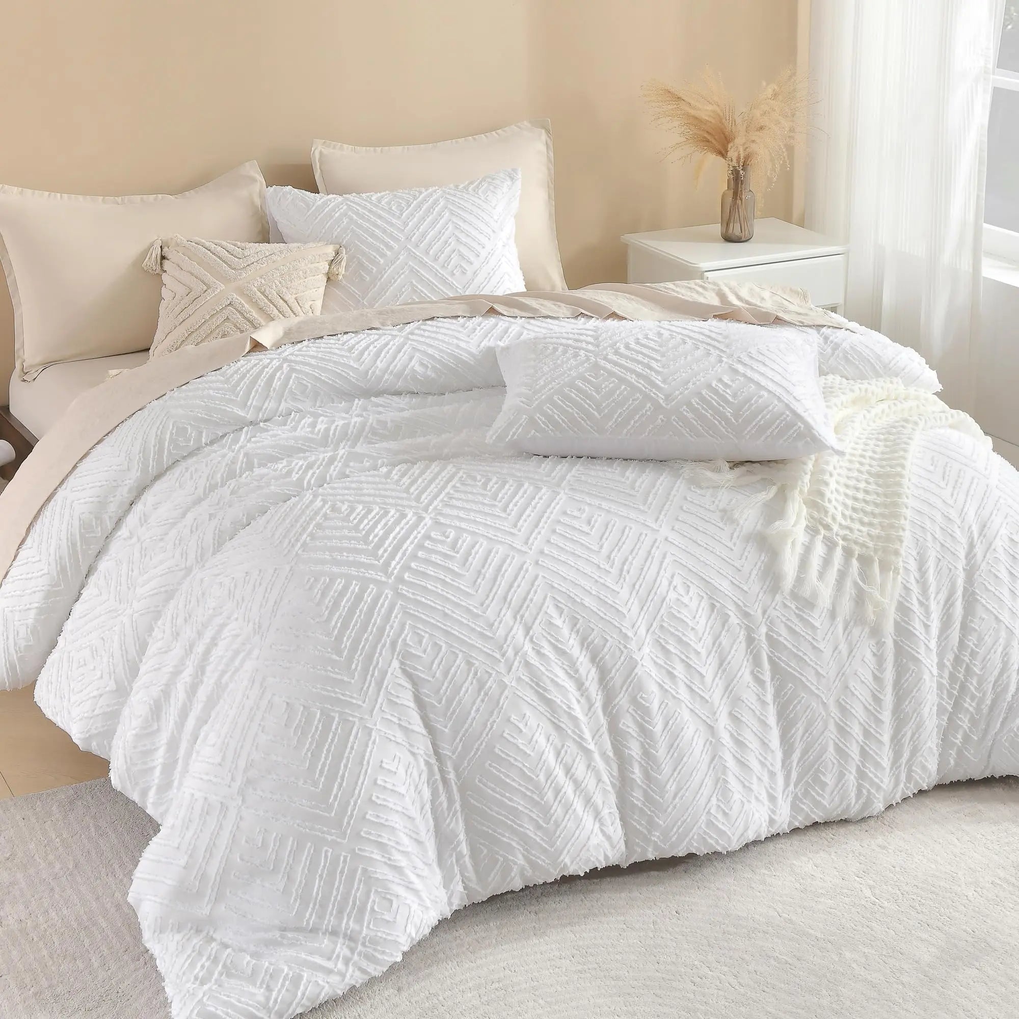 Slumblr® Luxury Tufted Duvet Cover Set Slumblr