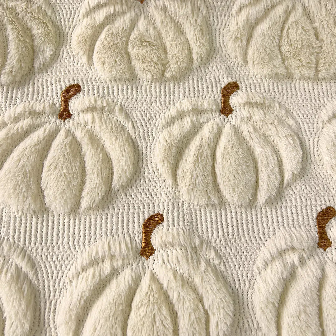 Slumblr® Pumpkin Faux Fur Covers Slumblr