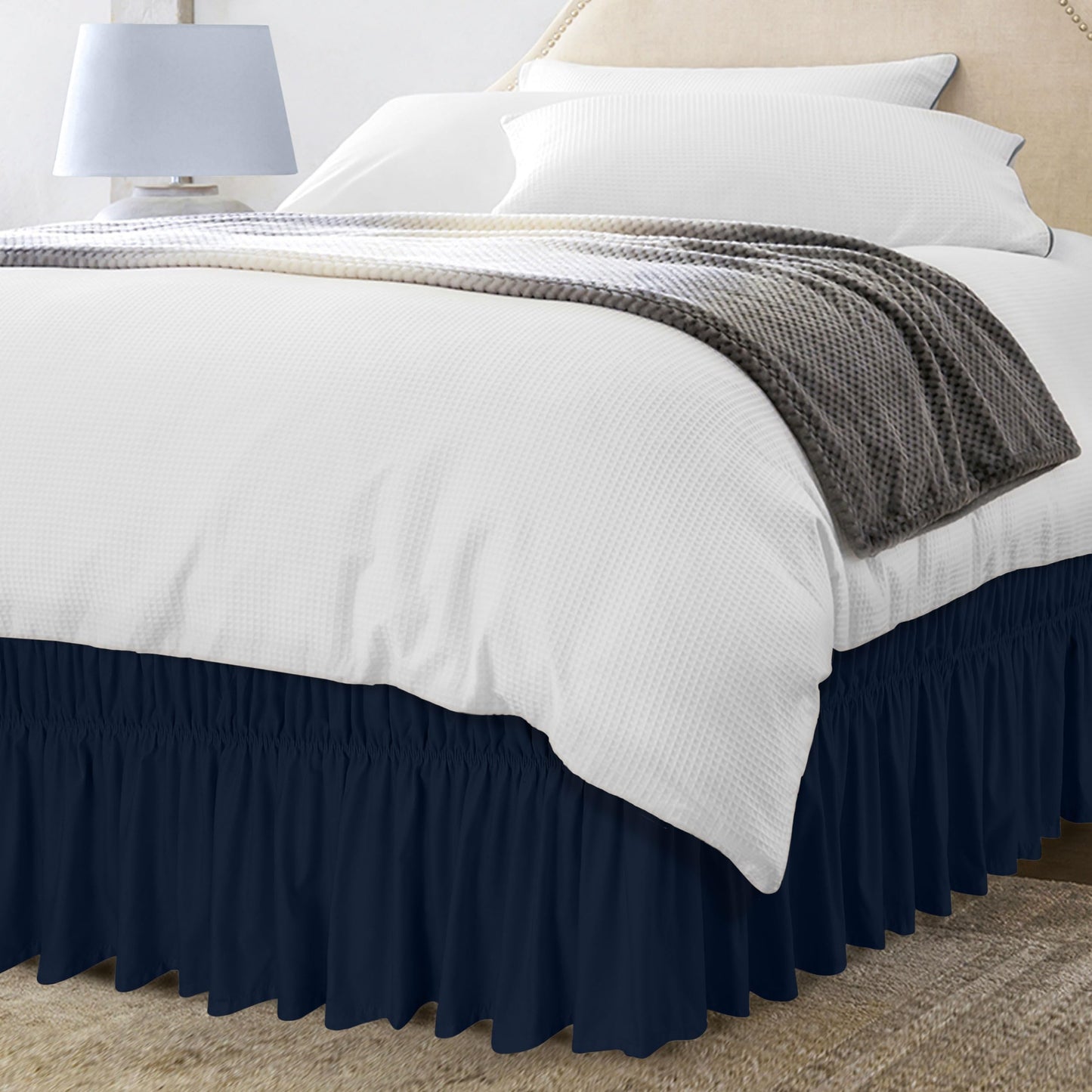 Slumblr® Elastic Wrap Around Bed Skirt